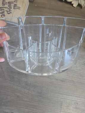 Clear Acrylic Cosmetic Organizer